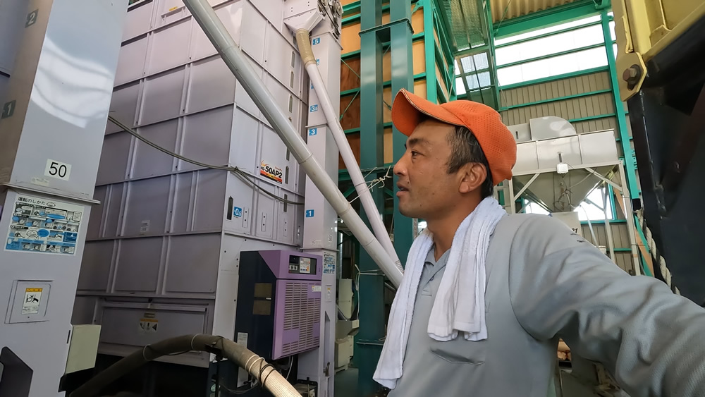 乾燥機と五十嵐さん