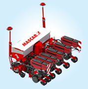 真空播種機（播種+施肥）