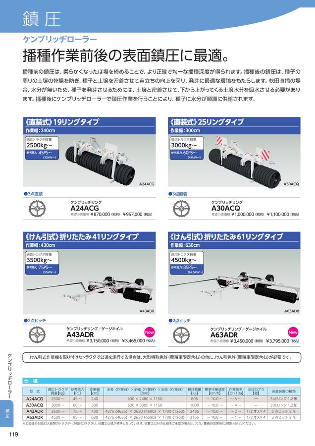 スガノページ 2025年 総合カタログ スガノ農機 株式会社